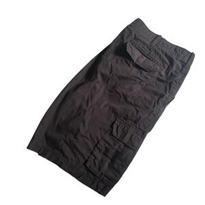 Apt 9 Mens Black Cargo Shorts Size 42 Casual‎ Outdoor Everyday